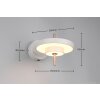 Trio KEATON Wandleuchte LED Grau, 1-flammig