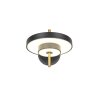 Trio KEATON Wandleuchte LED Schwarz-Gold, 1-flammig