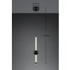Trio Melita Pendelleuchte LED Schwarz, 1-flammig