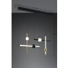 Trio Melita Pendelleuchte LED Schwarz-Gold, 1-flammig