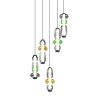 Trio Minerva Pendelleuchte LED Bunt, 5-flammig