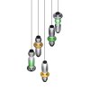 Trio Minerva Pendelleuchte LED Bunt, 5-flammig