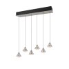 Trio Romeo Pendelleuchte LED Nickel-Matt, 6-flammig