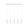Trio Soka Pendelleuchte Weiß, 5-flammig