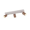 Trio Soka Deckenspot Braun, 3-flammig