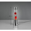 Reality Etna Lavalampe LED Silber, 1-flammig
