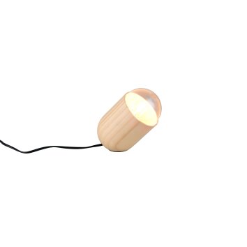 Reality Nara Tischleuchte Holz hell, 1-flammig