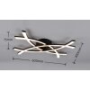 Reality Pollock Wandleuchte LED Schwarz, 1-flammig