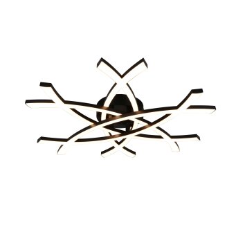 Reality Pollock Deckenleuchte LED Schwarz, 1-flammig