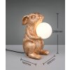 Hasenlampe Reality Rabbit Tischleuchte Gold, 1-flammig