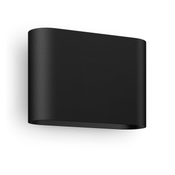 Philips Hue Dymera Außenwandleuchte LED Schwarz, 1-flammig, Farbwechsler