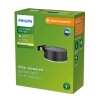 Philips Outdoor Solar Vynce Wandleu LED Schwarz, 1-flammig