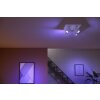 Philips Hue White & Color Ambiance Argenta Deckenleuchte Weiß, 1-flammig, Farbwechsler