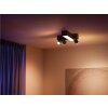 Philips Hue White & Color Centris Deckenleuchte Schwarz, 1-flammig, Farbwechsler