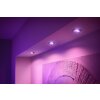 Philips Hue White & Color Ambiance Centura Einbauspot Silber, 1-flammig, Farbwechsler