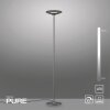 Paul Neuhaus PURE Moon Stehleuchte LED Silber, 2-flammig