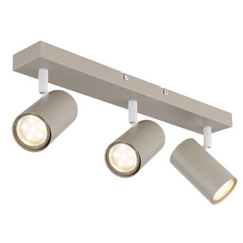 Globo Robby Deckenleuchte Sandfarben, 3-flammig