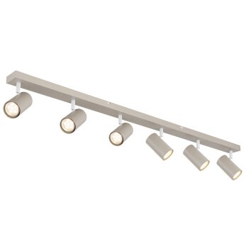 Globo Robby Deckenleuchte Sandfarben, 6-flammig