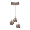 Paul Neuhaus PURE E-Infinity Pendelleuchte LED Bronze, 3-flammig, Fernbedienung