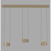Paul Neuhaus PURE Clipse Pendelleuchte LED Bronze, 6-flammig, Fernbedienung