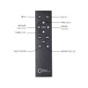 Paul Neuhaus PURE Falling Rings Pendelleuchte LED Schwarz, Transparent, Klar, 7-flammig, Fernbedienung