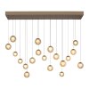Paul Neuhaus PURE Popup Pendelleuchte LED Bronze, 19-flammig, Fernbedienung