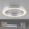 Paul Neuhaus PURE Lines Round Deckenleuchte LED Transparent, Klar, 1-flammig, Fernbedienung