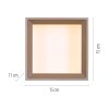 Paul Neuhaus PURE Manhattan Deckenleuchte LED Bronze, 1-flammig, Fernbedienung