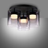 JUST LIGHT ELIO Deckenleuchte LED Schwarz, 3-flammig