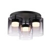 JUST LIGHT ELIO Deckenleuchte LED Schwarz, 3-flammig