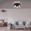 JUST LIGHT ELIO Deckenleuchte LED Schwarz, 3-flammig