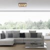 JUST LIGHT TURANUS Deckenleuchte LED Schwarz, 1-flammig