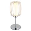Globo Maribel Tischleuchte Chrom, 1-flammig