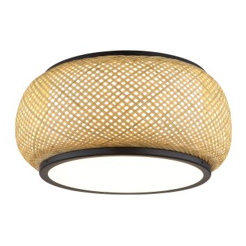 Globo Bambora Deckenleuchte LED Schwarz, 1-flammig
