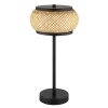 Globo Bambora Tischleuchte LED Schwarz, 1-flammig