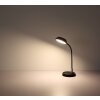 Globo Kirk Tischleuchte LED Schwarz, Silber, 1-flammig