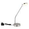 Globo Silvio Tischleuchte LED Nickel-Matt, 1-flammig