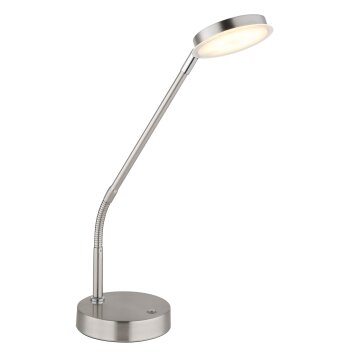 Globo Silvio Tischleuchte LED Nickel-Matt, 1-flammig