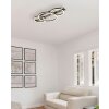 Globo Norberto Deckenleuchte LED Schwarz, Silber, 1-flammig