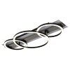 Globo Norberto Deckenleuchte LED Schwarz, Silber, 1-flammig
