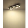 Globo Norberto Deckenleuchte LED Schwarz, Silber, 1-flammig