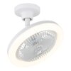 Globo Lidea Deckenventilator LED Weiß, 1-flammig, Fernbedienung