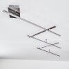 Lacure Deckenleuchte LED Nickel-Matt, 5-flammig