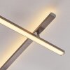 Lacure Deckenleuchte LED Nickel-Matt, 5-flammig
