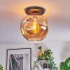 Ripoll Deckenleuchte Glas 30 cm Bernsteinfarben, 1-flammig
