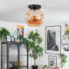 Ripoll Deckenleuchte Glas 30 cm Bernsteinfarben, 1-flammig