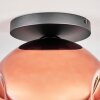 Ripoll Deckenleuchte Glas 30 cm Kupferfarben, 1-flammig