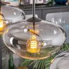 Mertola Hängeleuchte Glas 25 cm Schwarz, 3-flammig