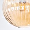 Chehalis Deckenleuchte Glas 10 cm, 12 cm Gold, Schwarz, 3-flammig
