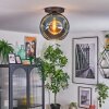 Ripoll Deckenleuchte Glas 30 cm Blau, 1-flammig